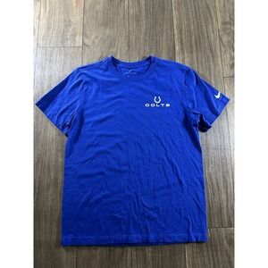 The Nike Tee Indianapolis Colts Nike Shirt Men's Medium Blue Short Sleeve